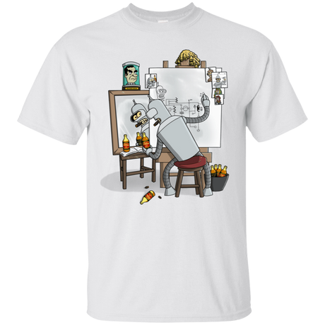 T-Shirts White / S Retrato de un Robot T-Shirt