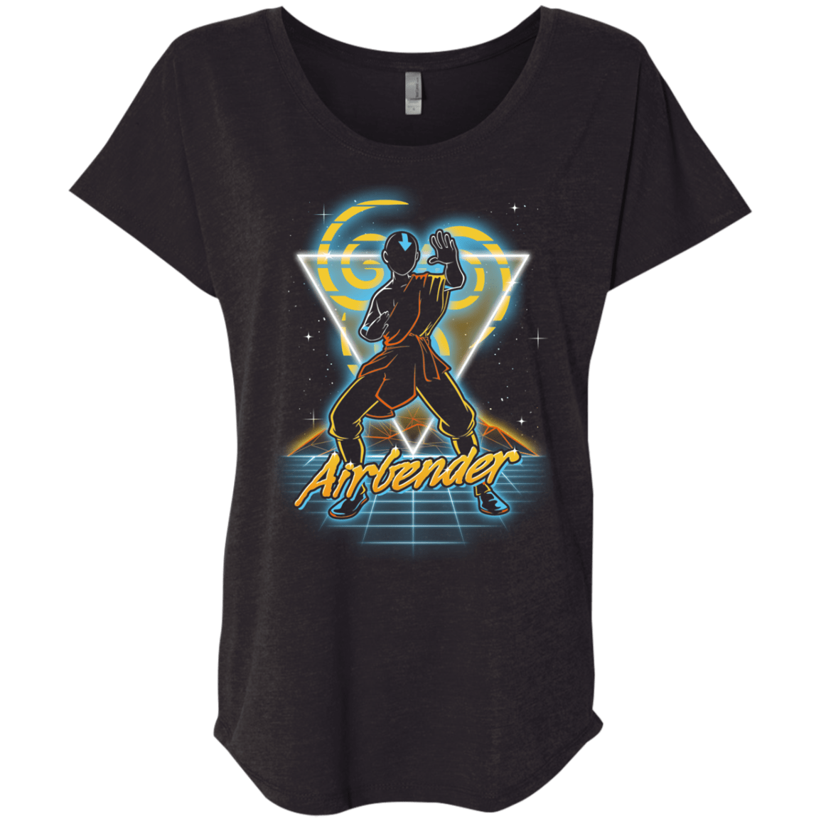 Retro Airbender Triblend Dolman Sleeve