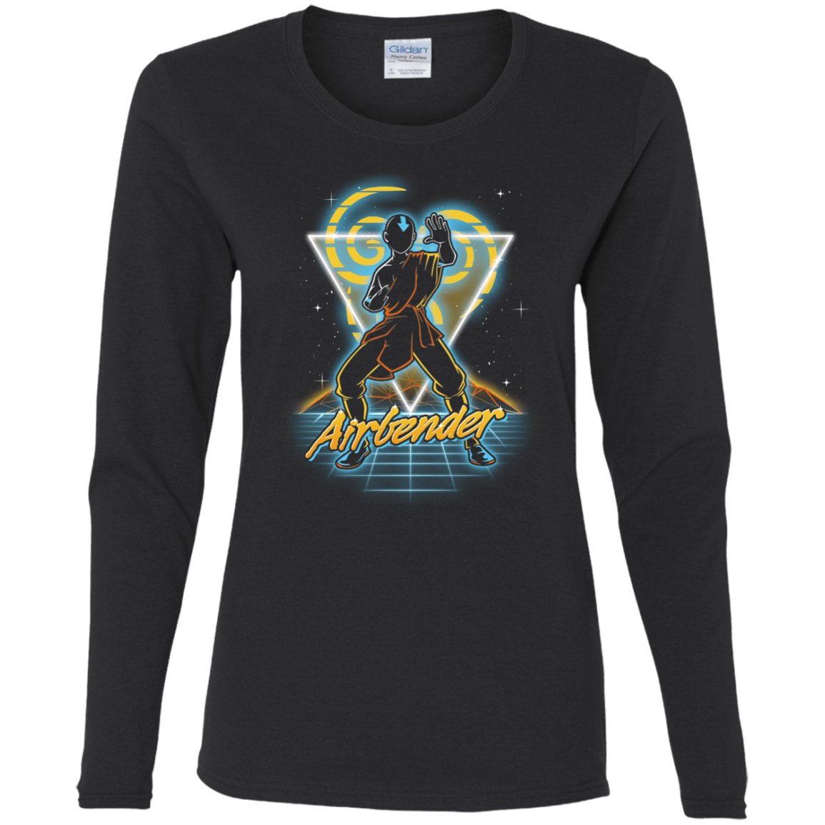 Retro Airbender Women's Long Sleeve T-Shirt