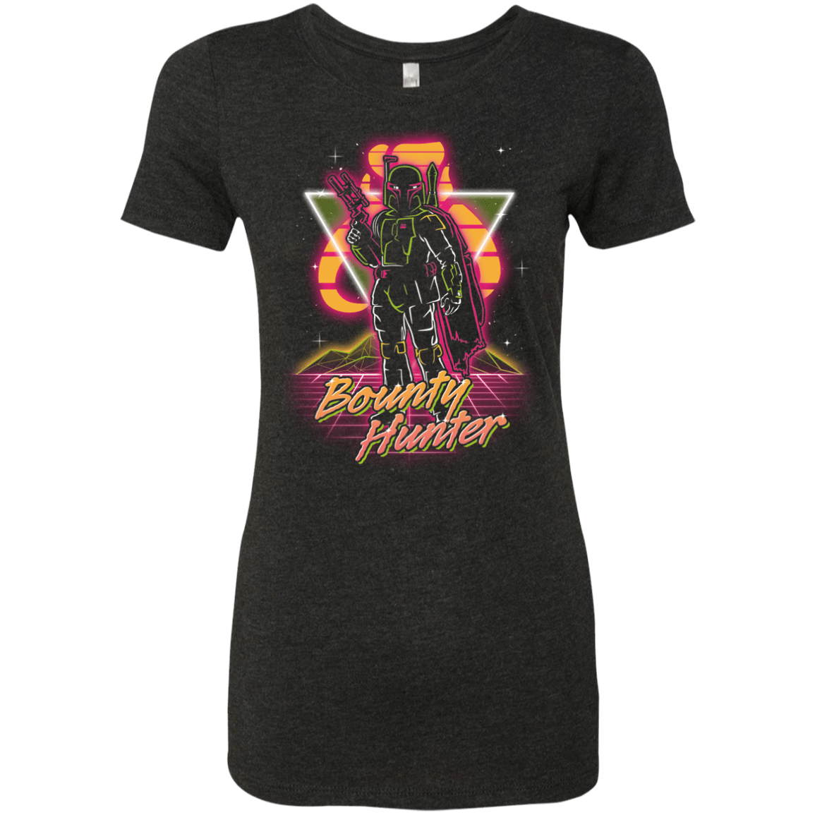 T-Shirts Vintage Black / S Retro Bounty Hunter Women's Triblend T-Shirt