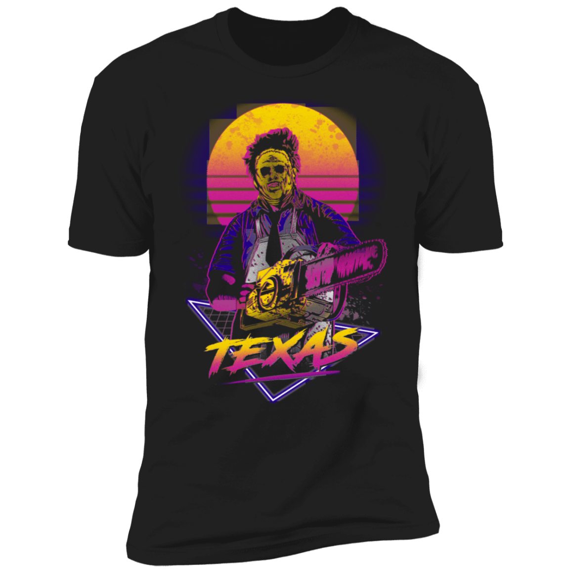 T-Shirts Black / X-Small Retro Chainsaw Men's Premium T-Shirt