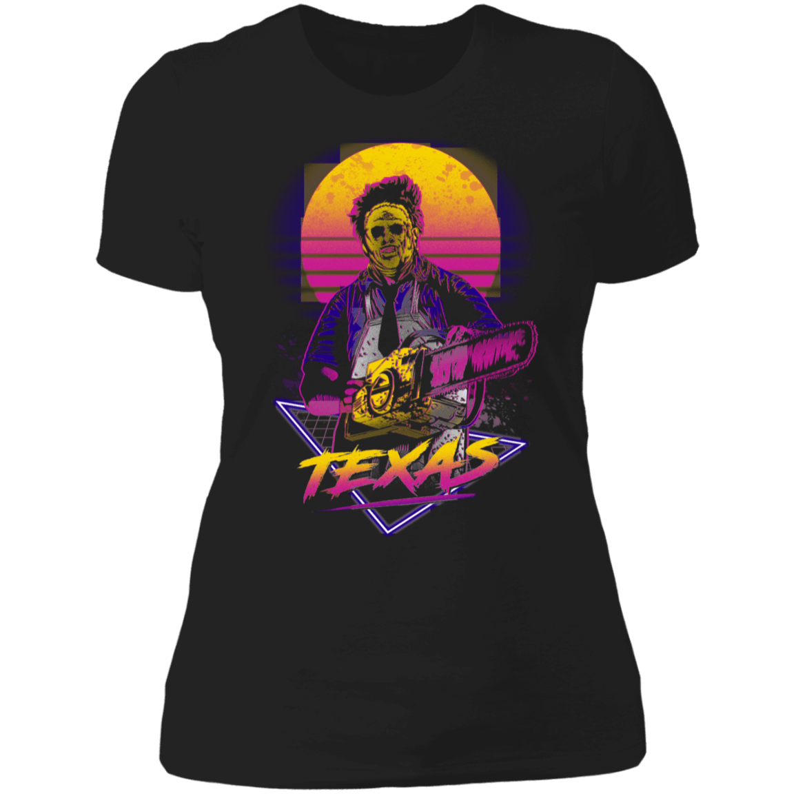 T-Shirts Black / X-Small Retro Chainsaw Women's Premium T-Shirt