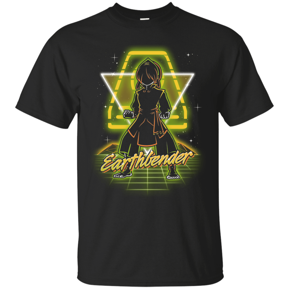 T-Shirts Black / S Retro Earthbender T-Shirt