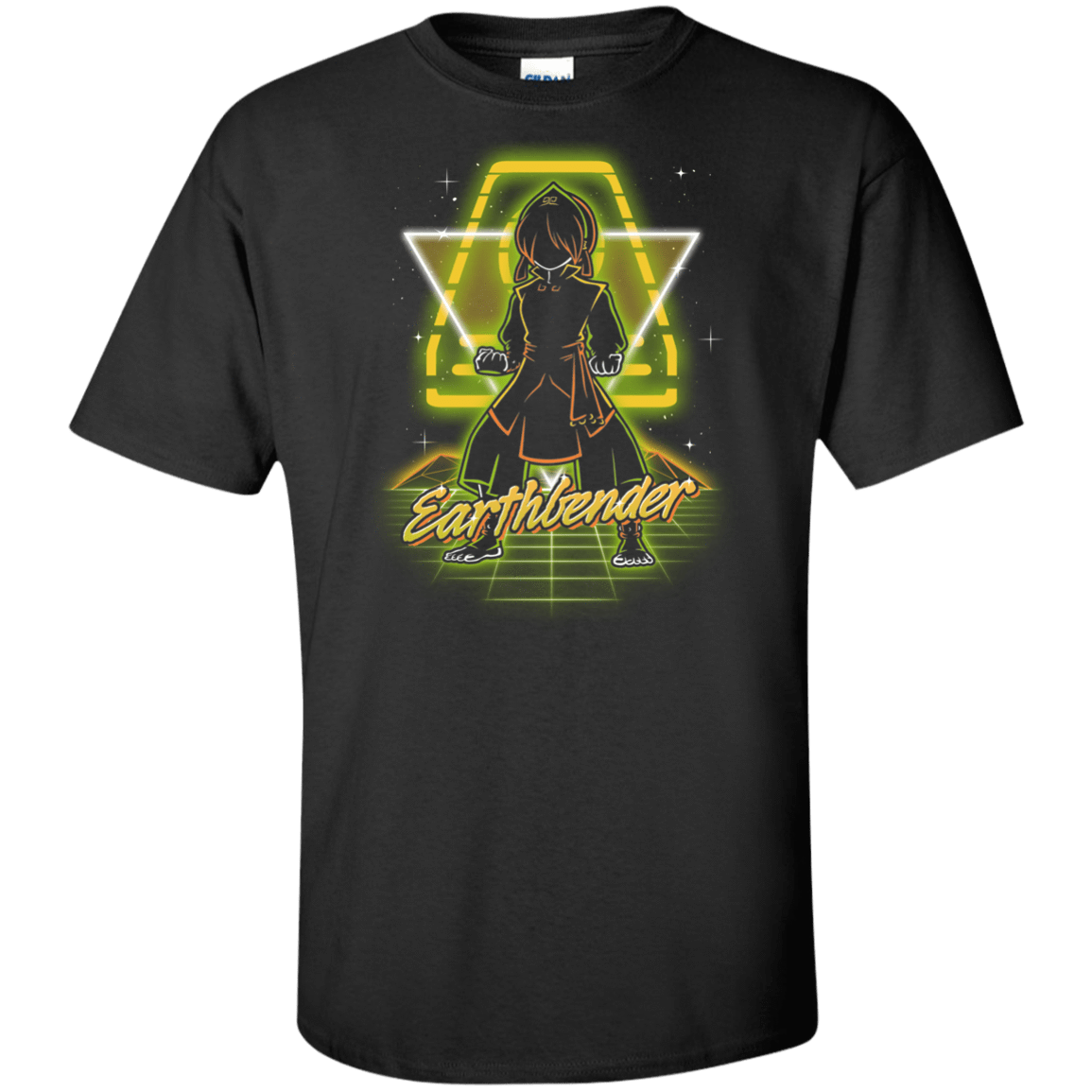 T-Shirts Black / XLT Retro Earthbender Tall T-Shirt