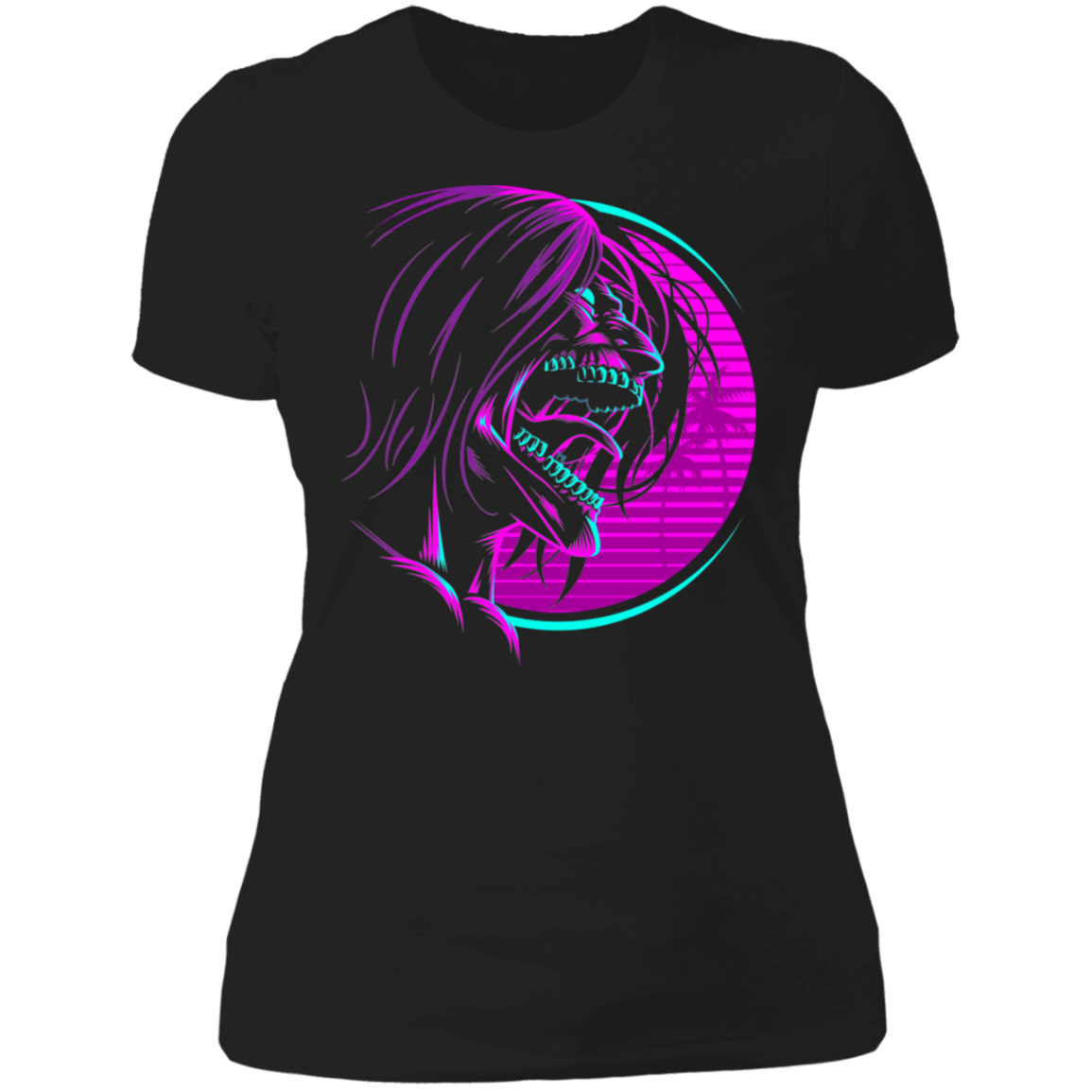 T-Shirts Black / X-Small Retro Eren Women's Premium T-Shirt