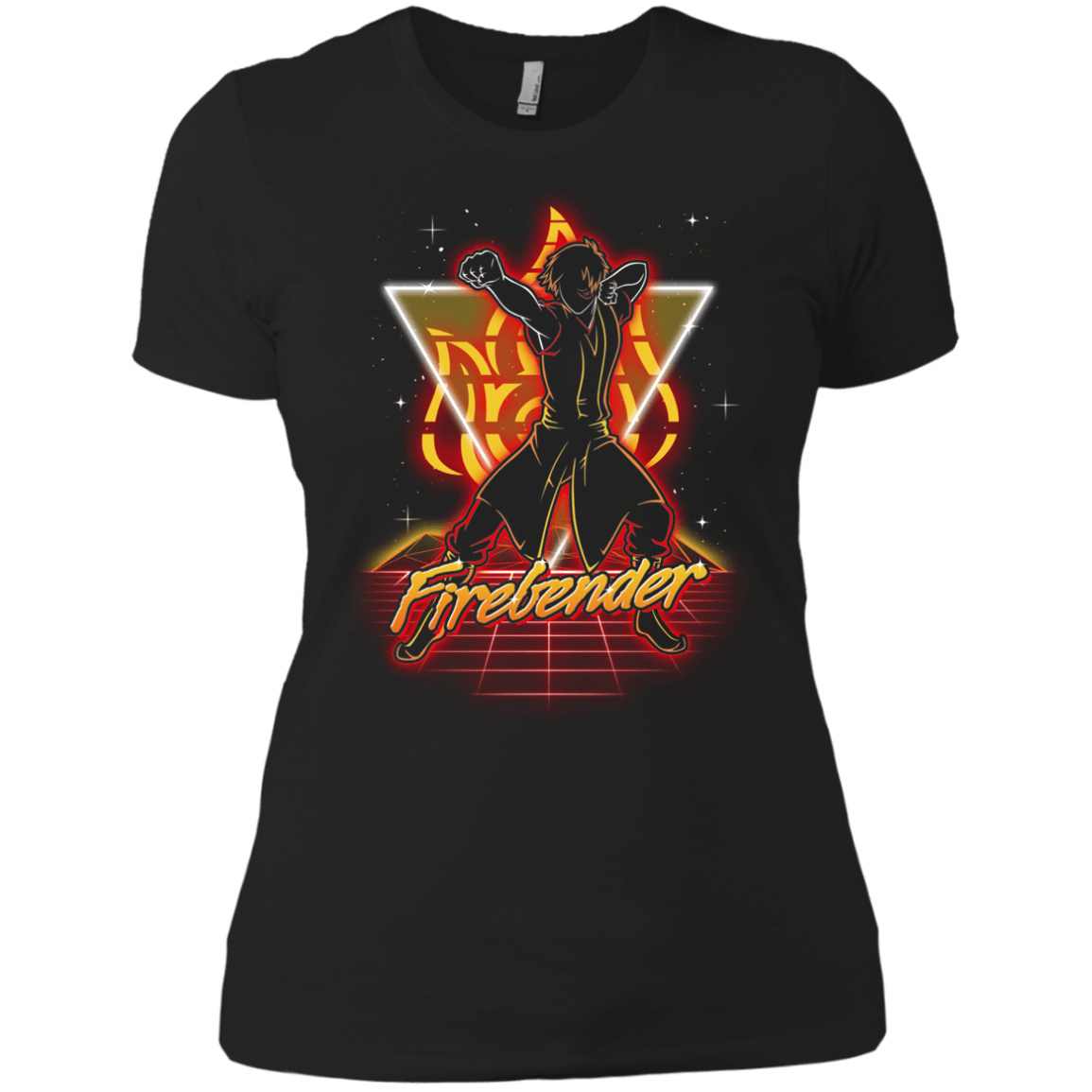 Retro Firebender Women's Premium T-Shirt
