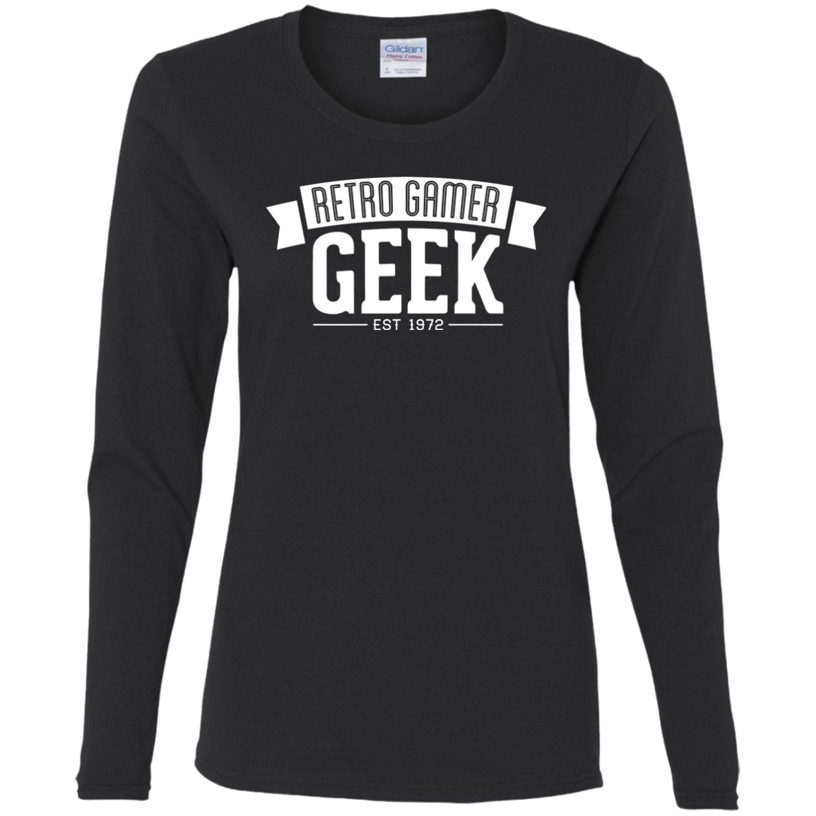 Retro Gamer Geek Women's Long Sleeve T-Shirt