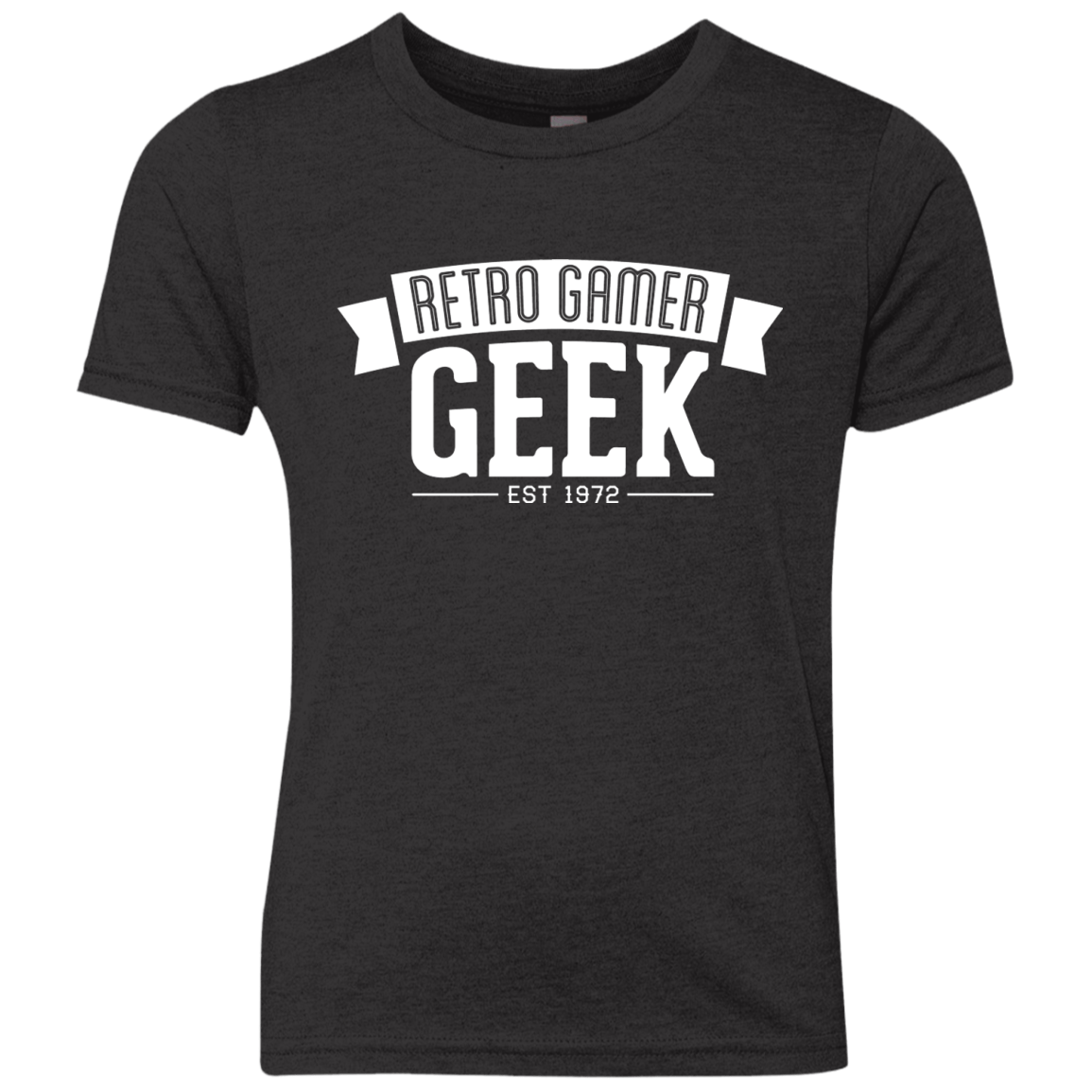 Retro Gamer Geek Youth Triblend T-Shirt