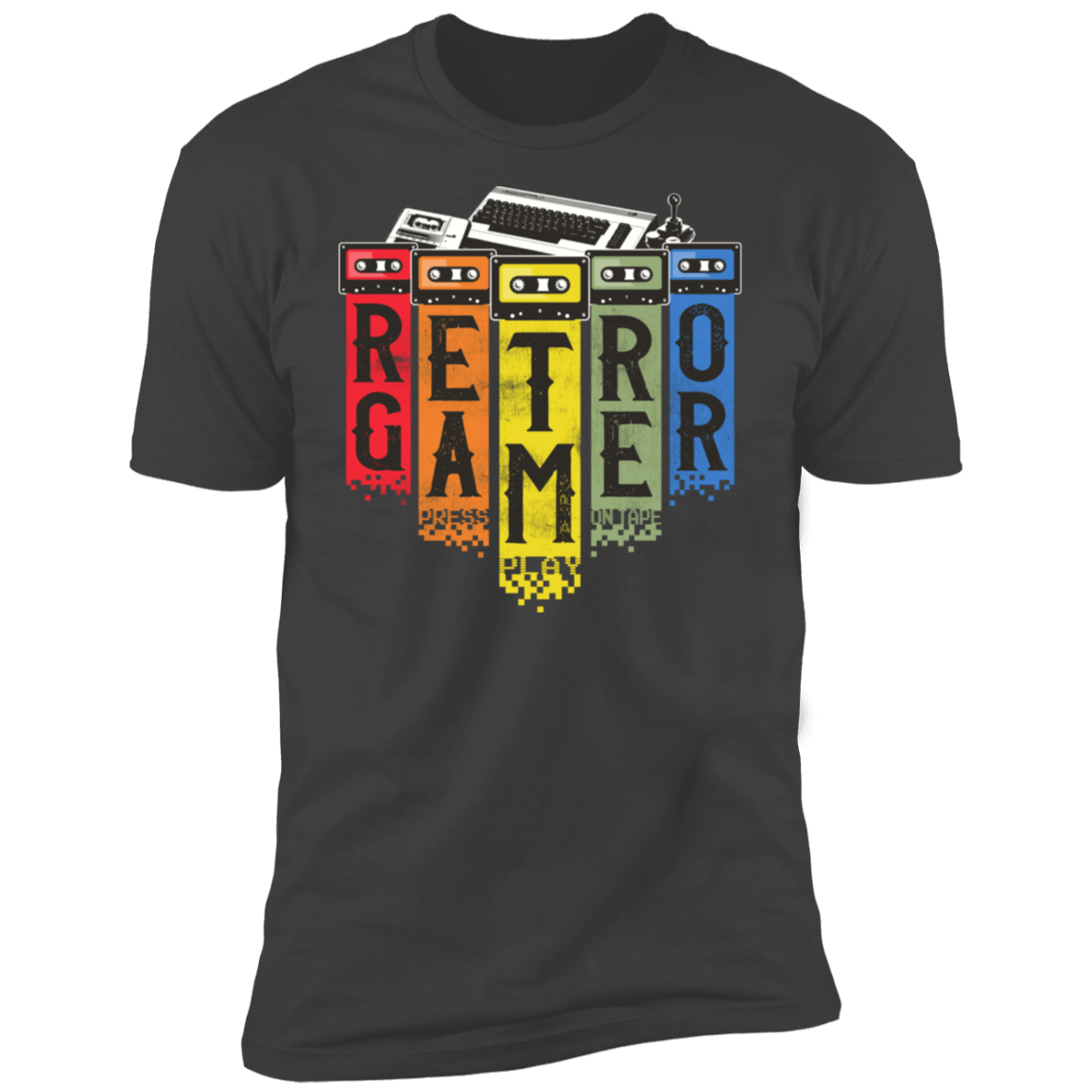 T-Shirts Heavy Metal / S Retro Gamer Men's Premium T-Shirt