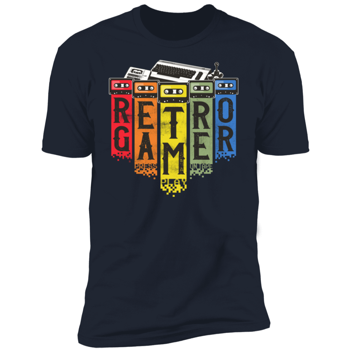 T-Shirts Midnight Navy / S Retro Gamer Men's Premium T-Shirt