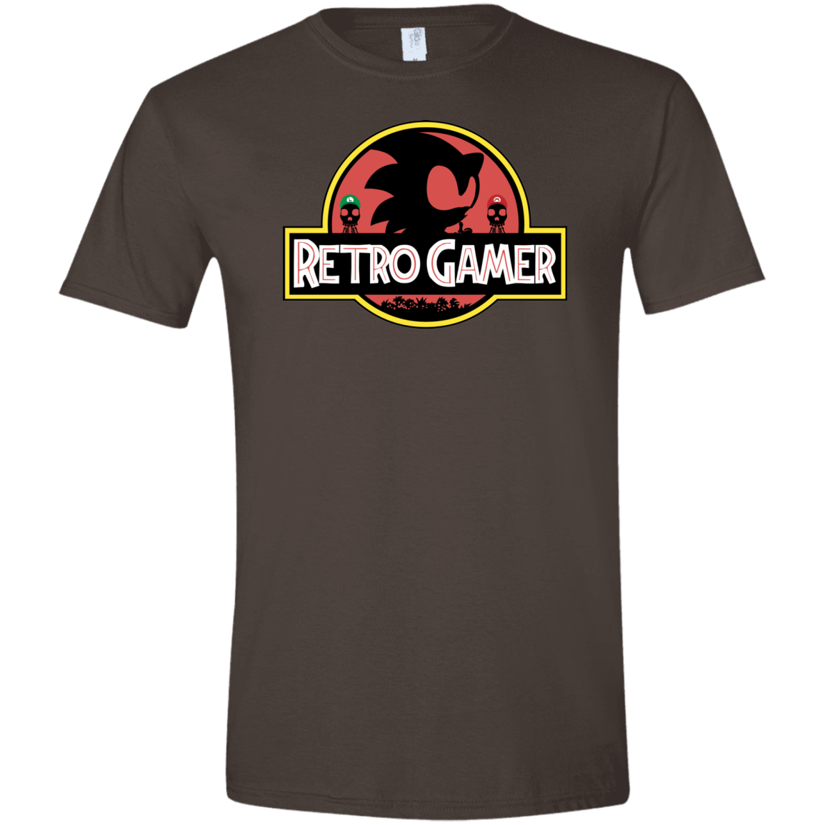 T-Shirts Dark Chocolate / S Retro Gamer Men's Semi-Fitted Softstyle