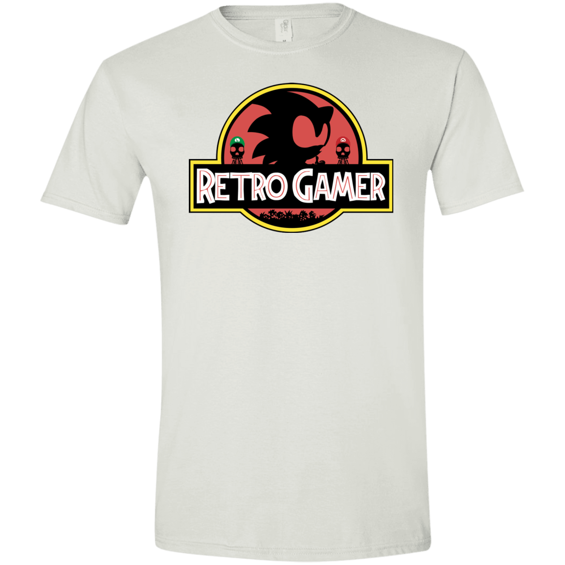 T-Shirts White / X-Small Retro Gamer Men's Semi-Fitted Softstyle