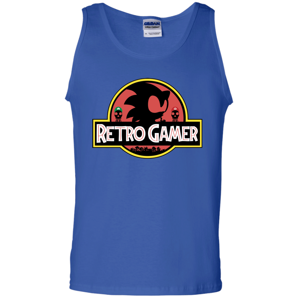 T-Shirts Royal / S Retro Gamer Men's Tank Top