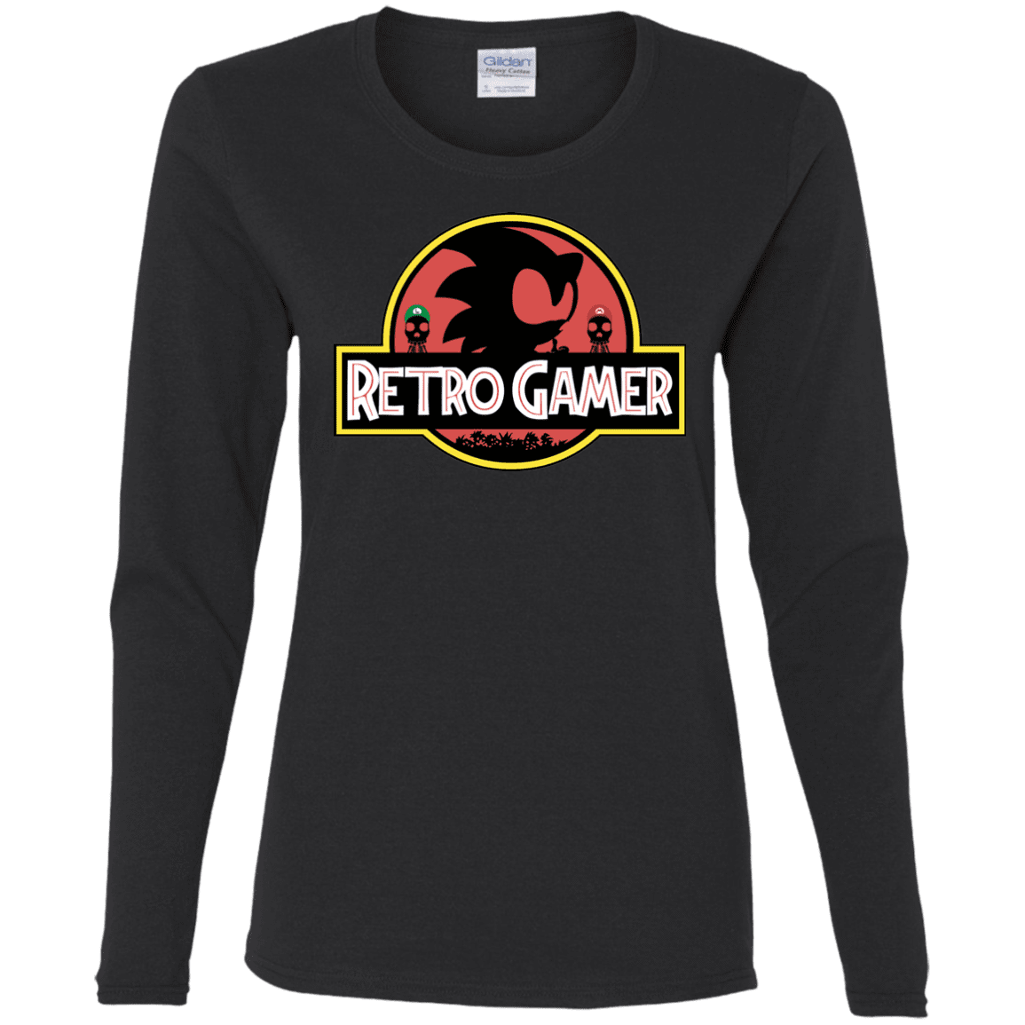 T-Shirts Black / S Retro Gamer Women's Long Sleeve T-Shirt