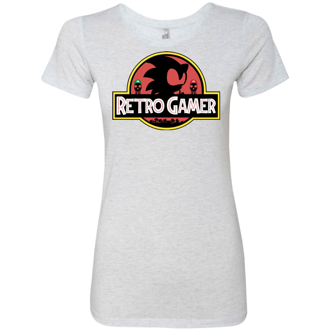 T-Shirts Heather White / S Retro Gamer Women's Triblend T-Shirt