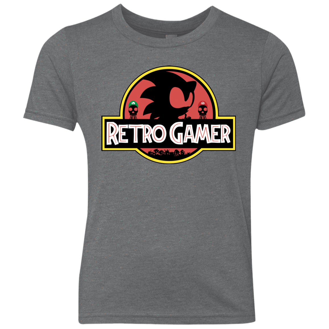 T-Shirts Premium Heather / YXS Retro Gamer Youth Triblend T-Shirt