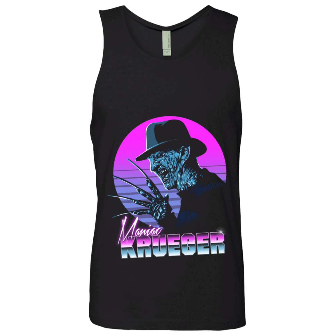 T-Shirts Black / S Retro Krueger Men's Premium Tank Top