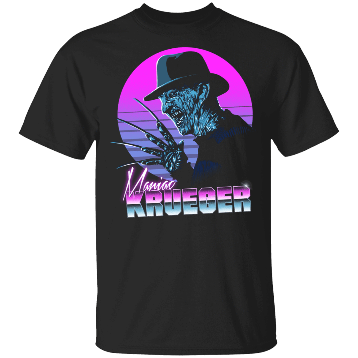 T-Shirts Black / S Retro Krueger T-Shirt