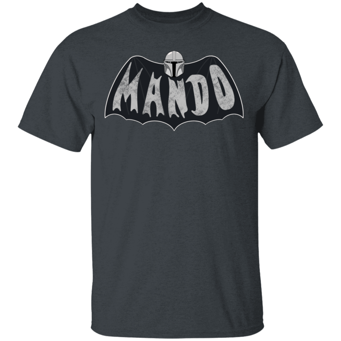 T-Shirts Dark Heather / S Retro Mando T-Shirt