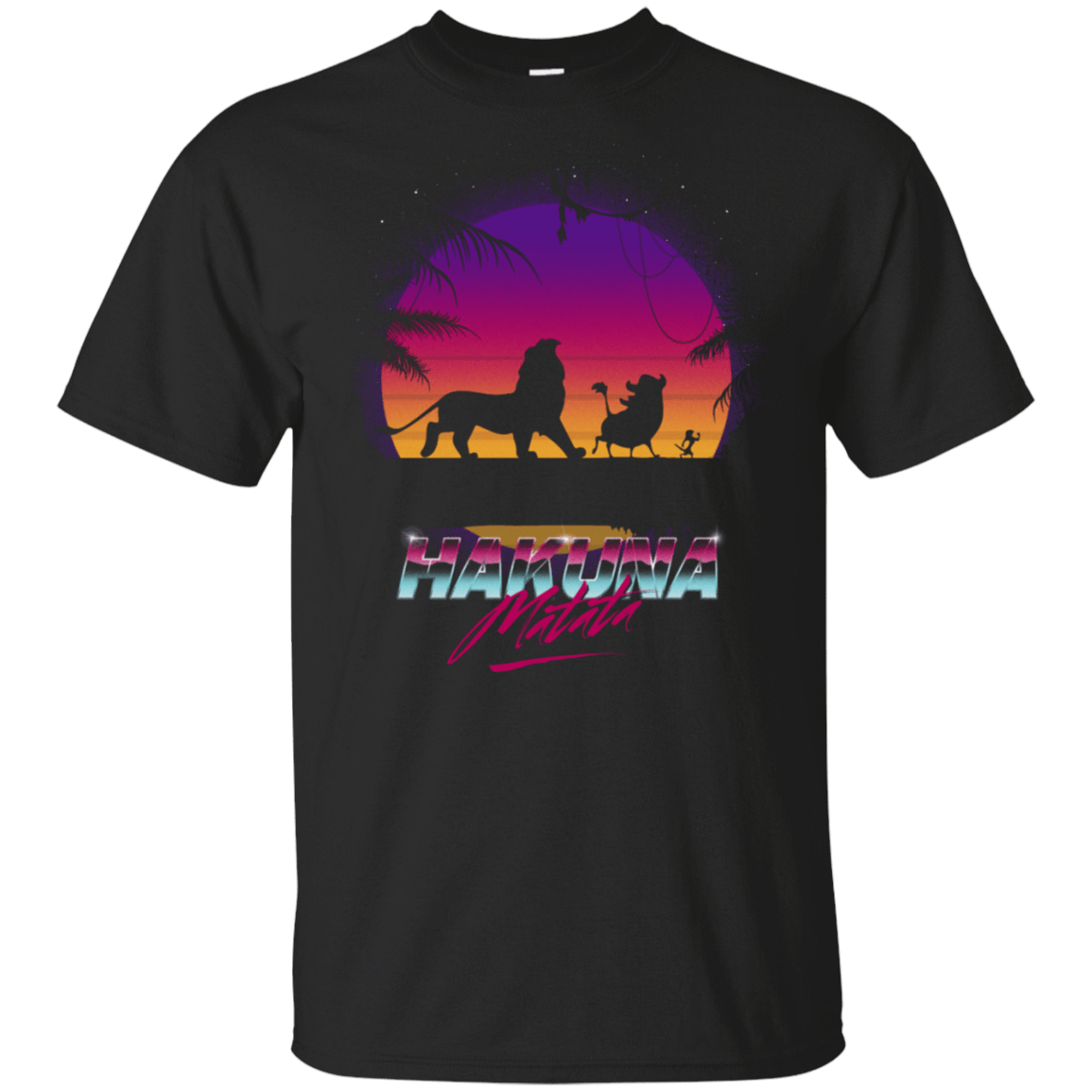 T-Shirts Black / S Retro Matata T-Shirt