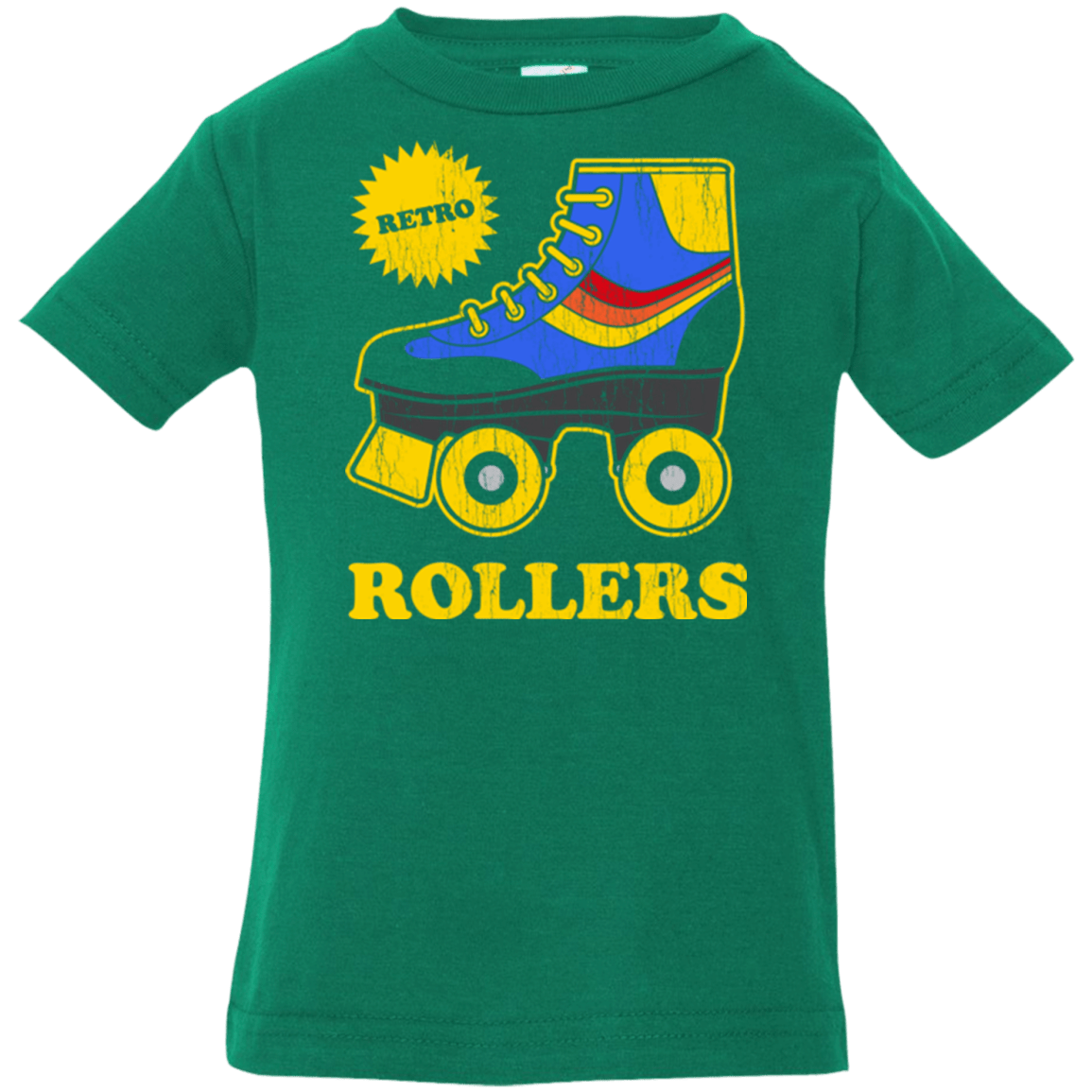 T-Shirts Kelly / 6 Months Retro rollers Infant PremiumT-Shirt