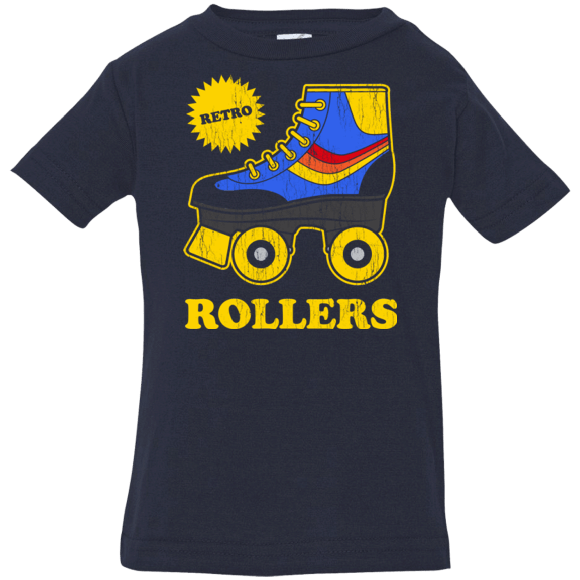 T-Shirts Navy / 6 Months Retro rollers Infant PremiumT-Shirt
