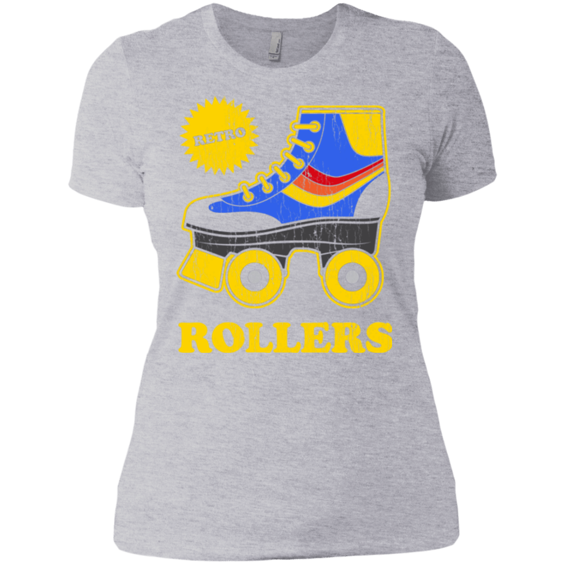 T-Shirts Heather Grey / X-Small Retro rollers Women's Premium T-Shirt