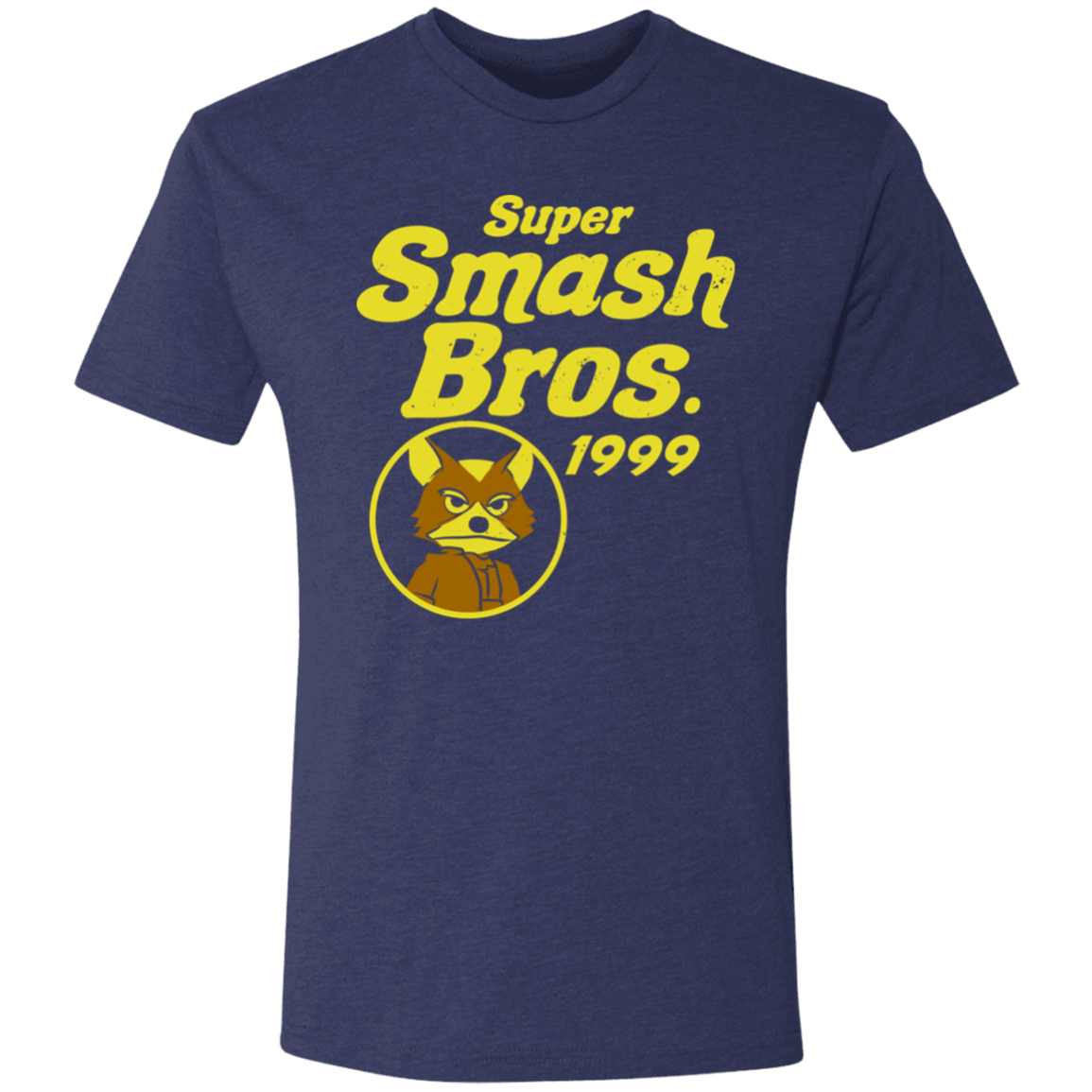 T-Shirts Vintage Navy / S Retro Smash Brown 2 Men's Triblend T-Shirt