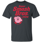 T-Shirts Dark Heather / S Retro Smash Pink T-Shirt