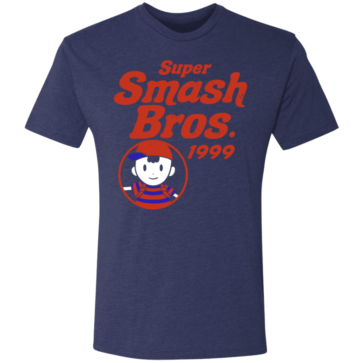 T-Shirts Vintage Navy / S Retro Smash Red Men's Triblend T-Shirt
