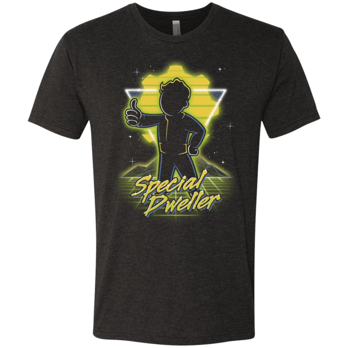 T-Shirts Vintage Black / S Retro Special Dweller Men's Triblend T-Shirt