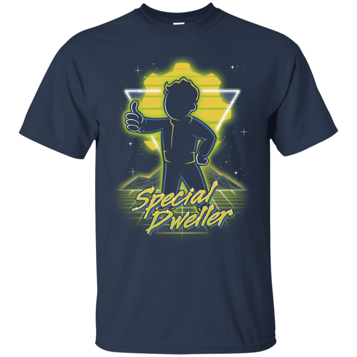 T-Shirts Navy / S Retro Special Dweller T-Shirt