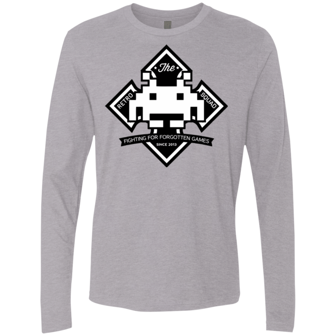 T-Shirts Heather Grey / Small Retro Squad Men's Premium Long Sleeve