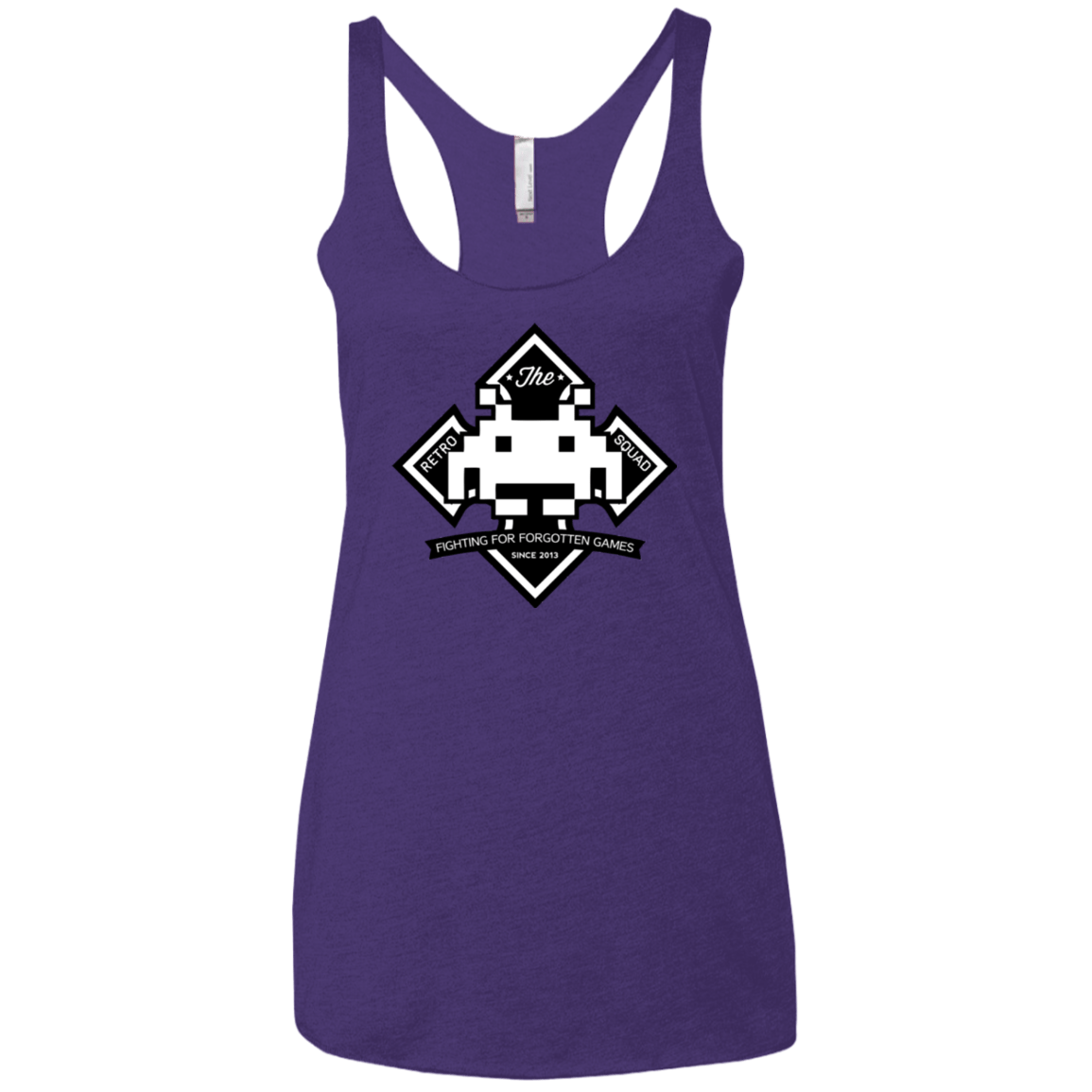 T-Shirts Purple / X-Small Retro Squad Women's Triblend Racerback Tank
