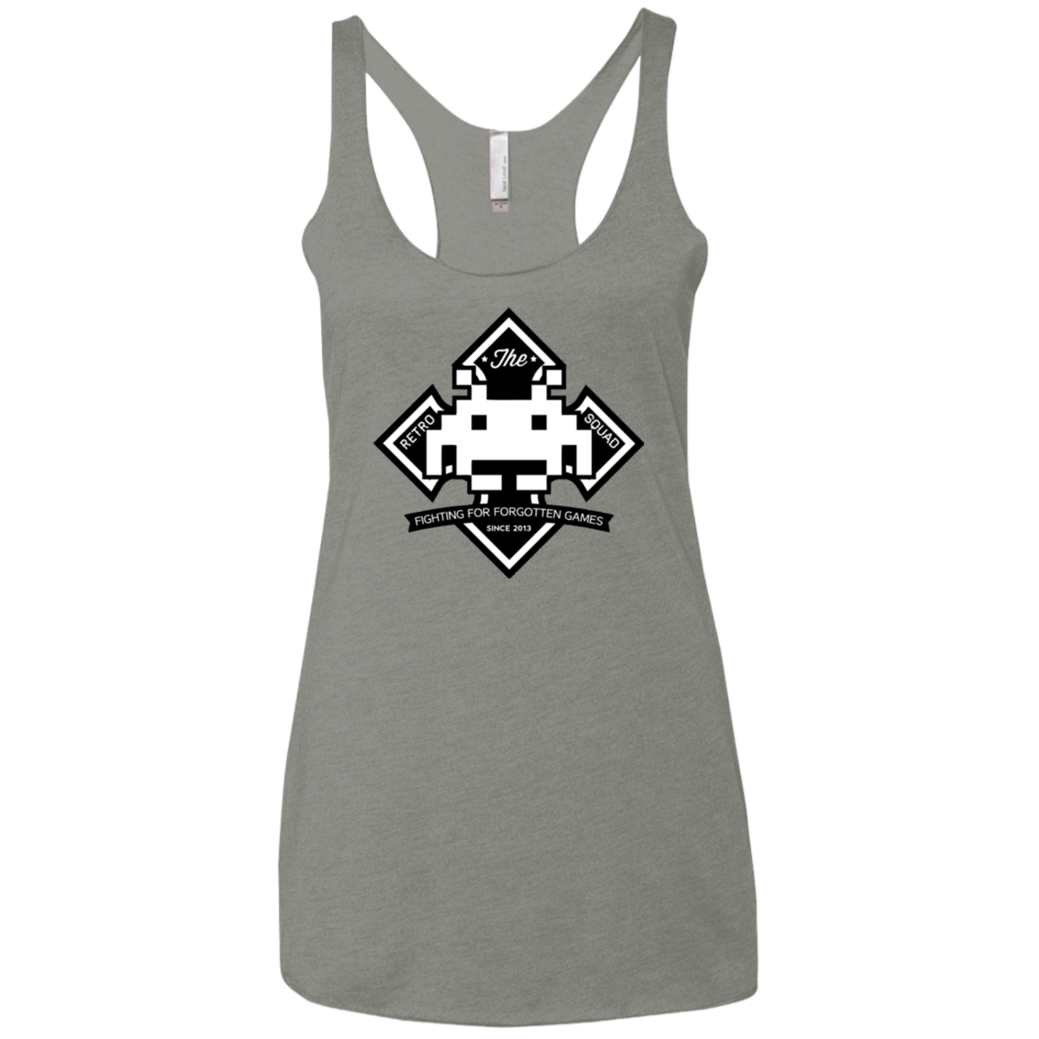 T-Shirts Venetian Grey / X-Small Retro Squad Women's Triblend Racerback Tank