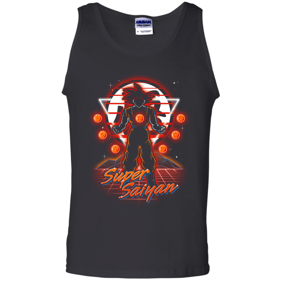 Retro Super Saiyan Men's Tank Top