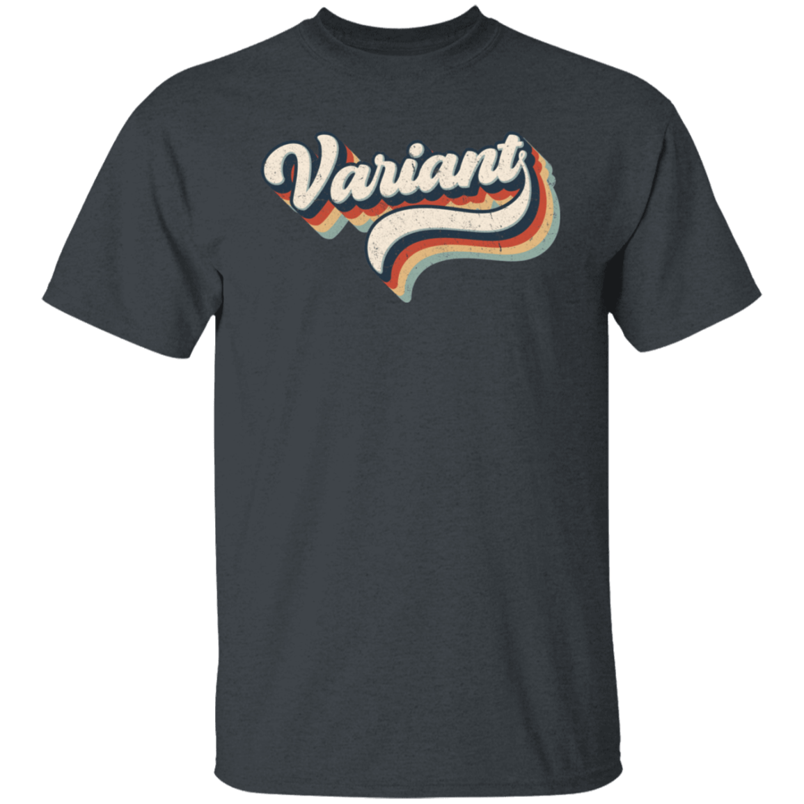 T-Shirts Dark Heather / S Retro Variant T-Shirt