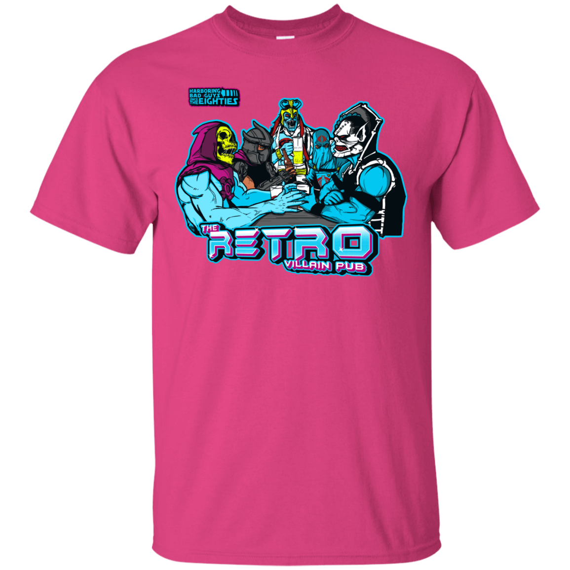 T-Shirts Heliconia / S Retro Villain Pub T-Shirt