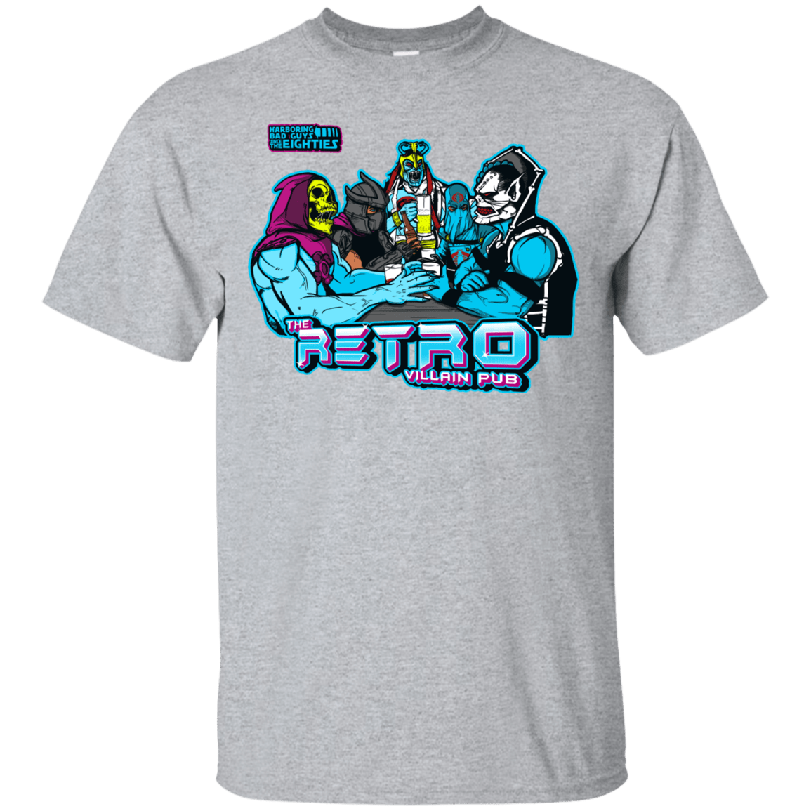 T-Shirts Sport Grey / S Retro Villain Pub T-Shirt