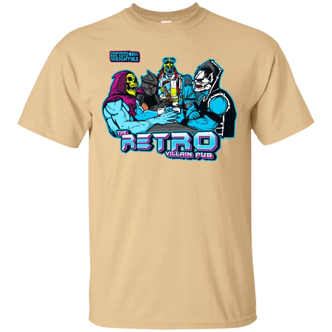 T-Shirts Vegas Gold / S Retro Villain Pub T-Shirt