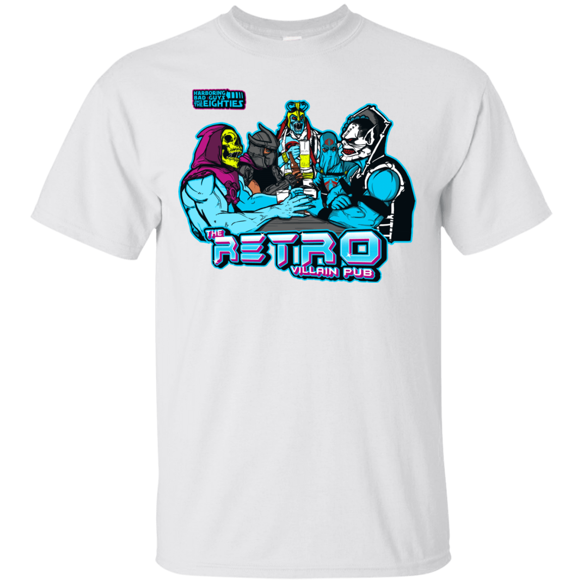 T-Shirts White / S Retro Villain Pub T-Shirt