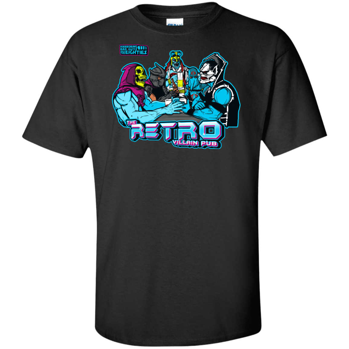 T-Shirts Black / XLT Retro Villain Pub Tall T-Shirt