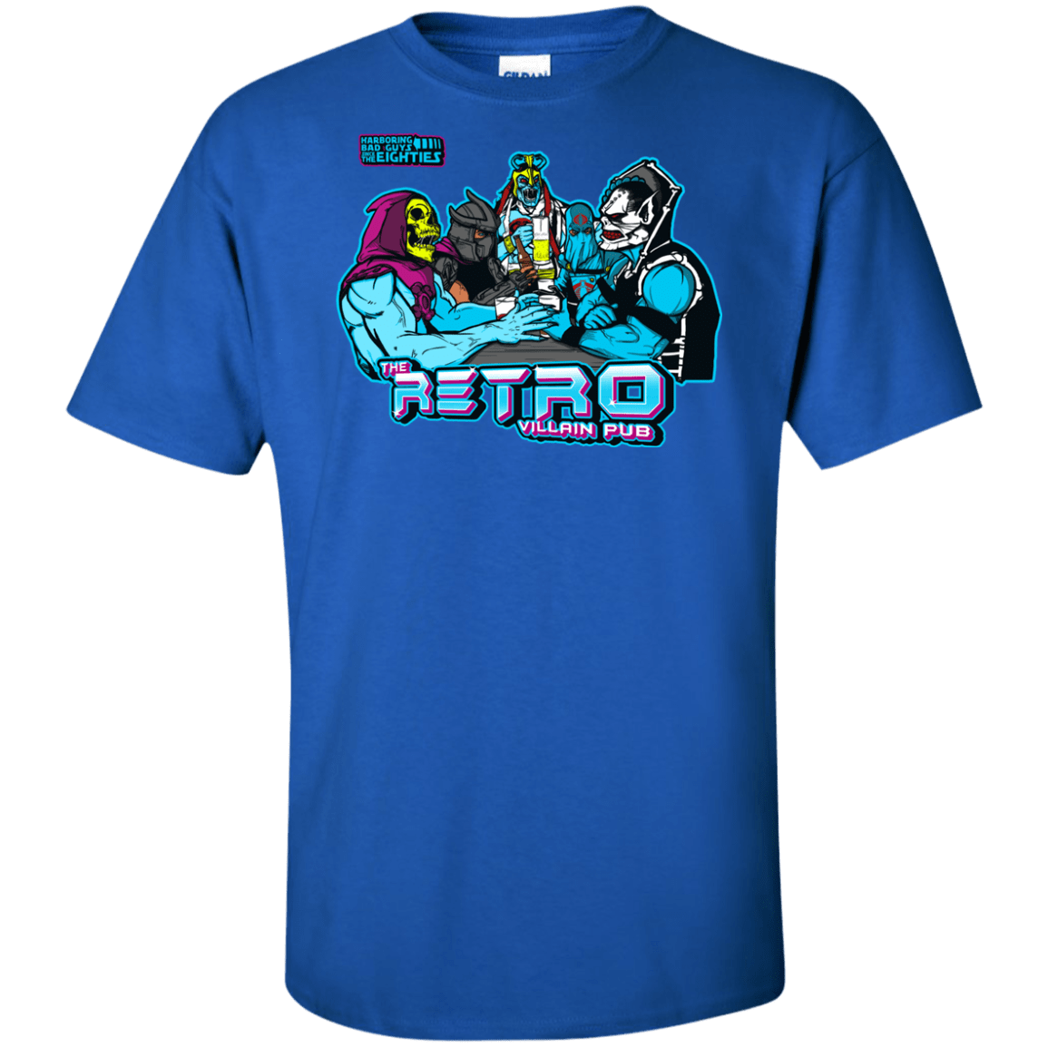 T-Shirts Royal / XLT Retro Villain Pub Tall T-Shirt