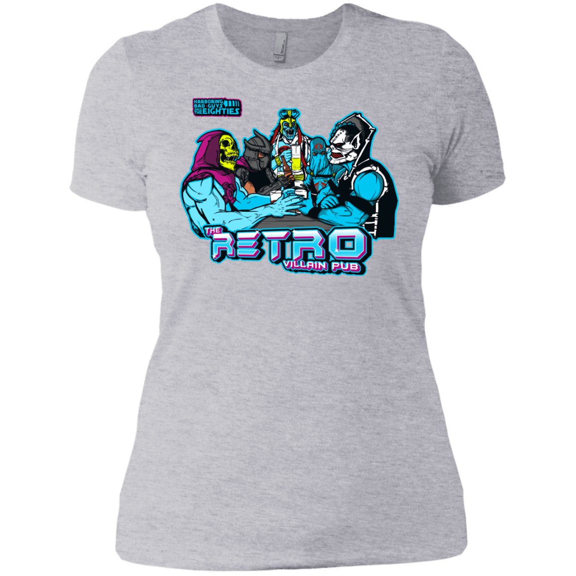 T-Shirts Heather Grey / X-Small Retro Villain Pub Women's Premium T-Shirt