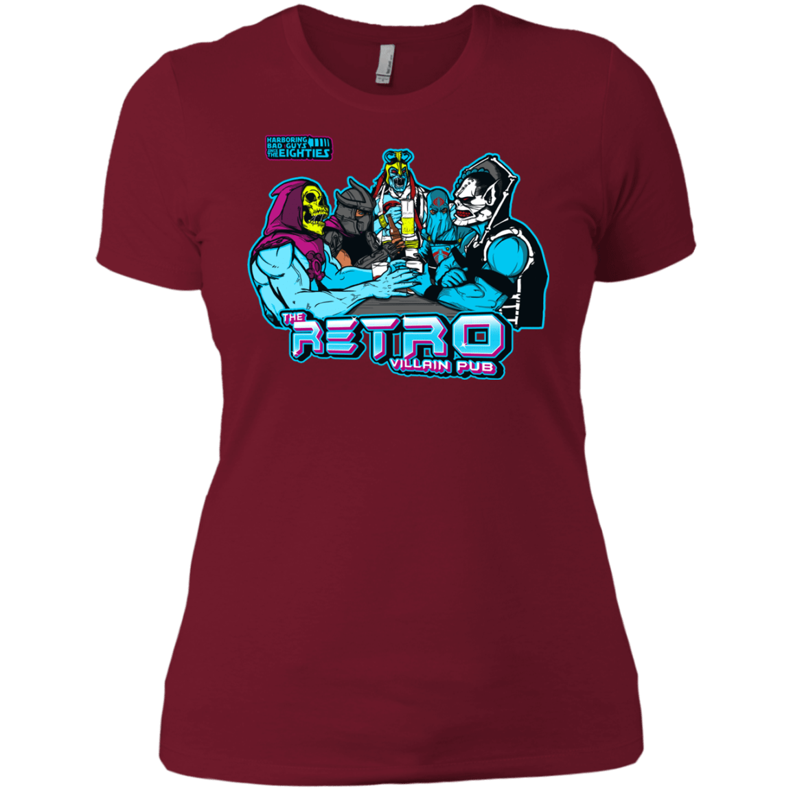 T-Shirts Scarlet / X-Small Retro Villain Pub Women's Premium T-Shirt