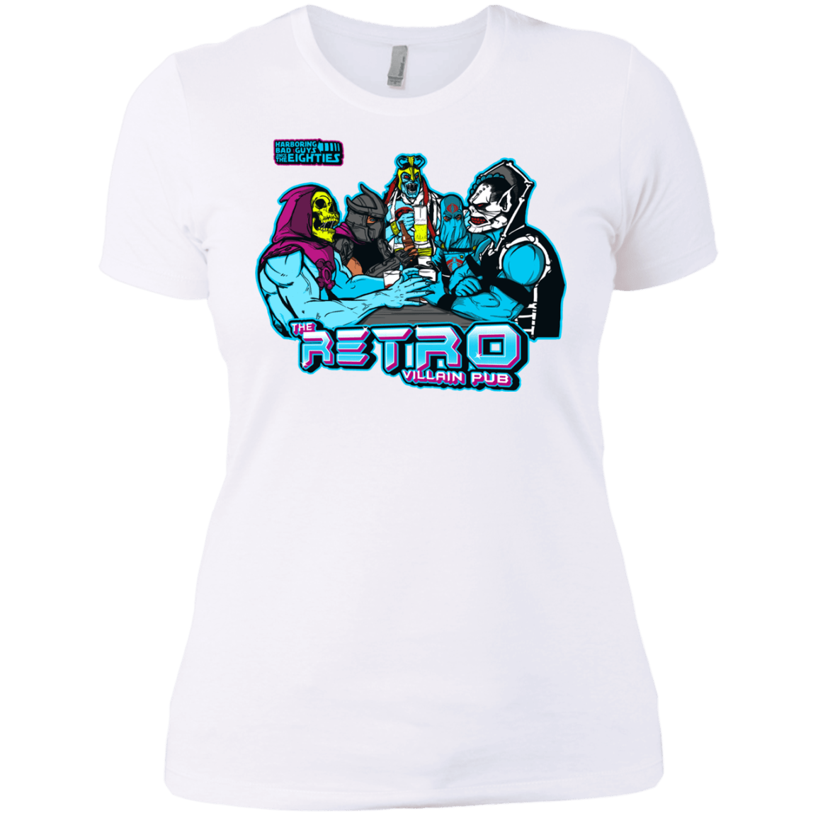 T-Shirts White / X-Small Retro Villain Pub Women's Premium T-Shirt