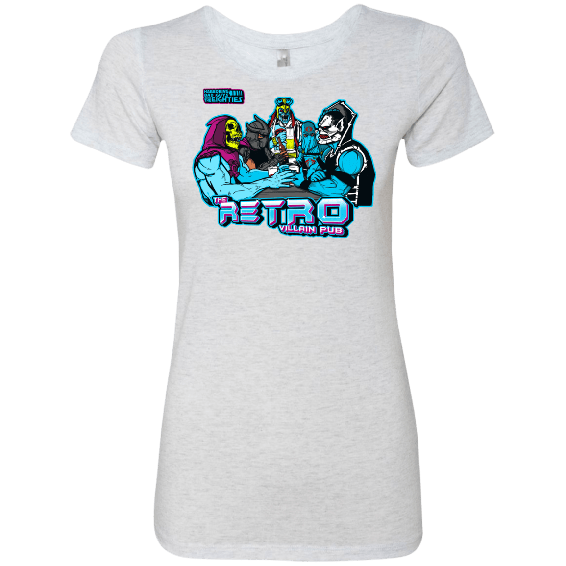 T-Shirts Heather White / S Retro Villain Pub Women's Triblend T-Shirt