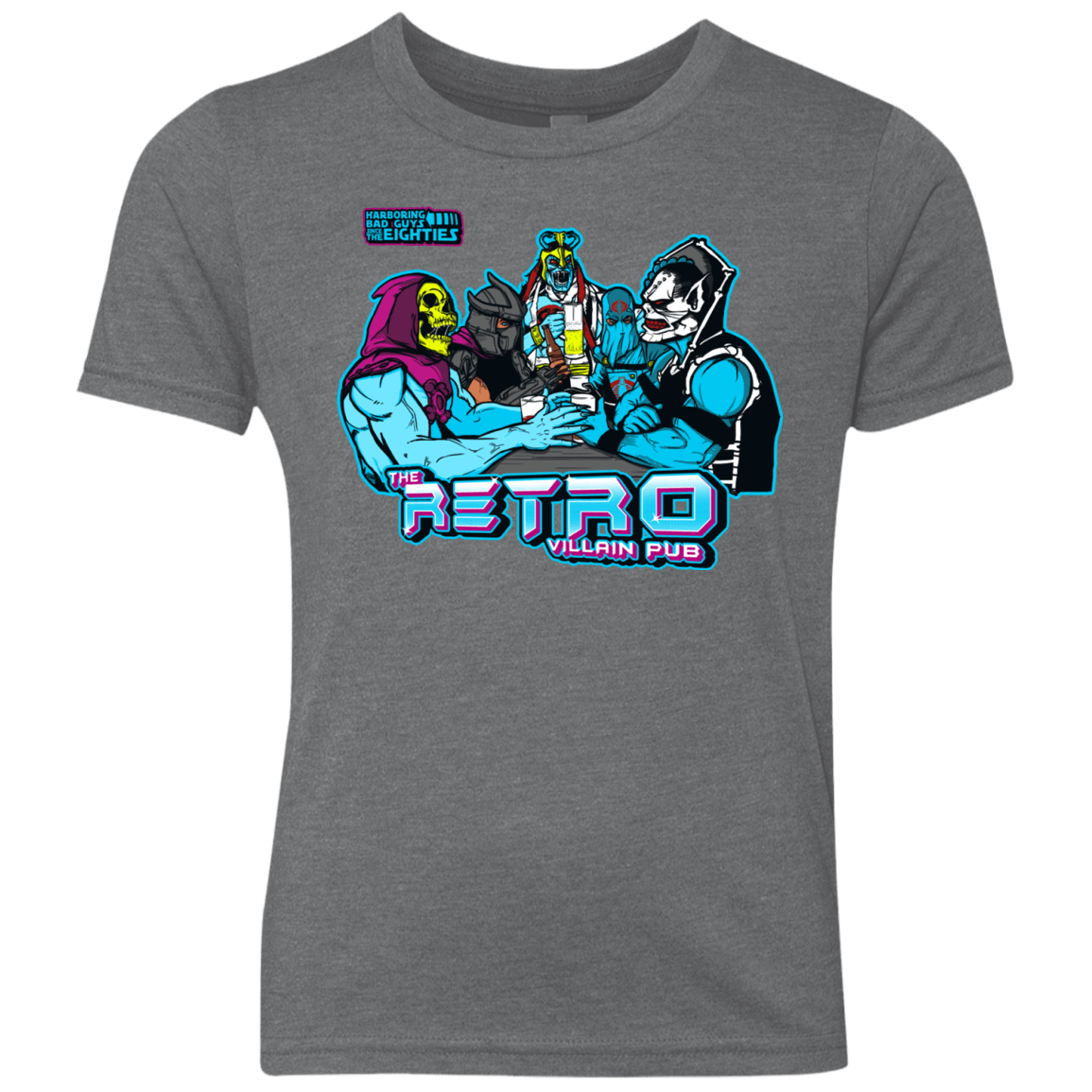 T-Shirts Premium Heather / YXS Retro Villain Pub Youth Triblend T-Shirt