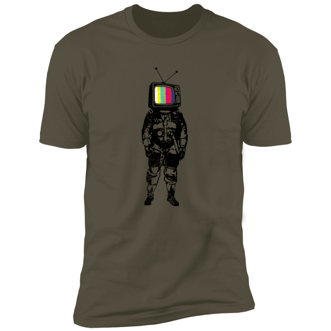 T-Shirts Military Green / S Retro Vision Men's Premium T-Shirt