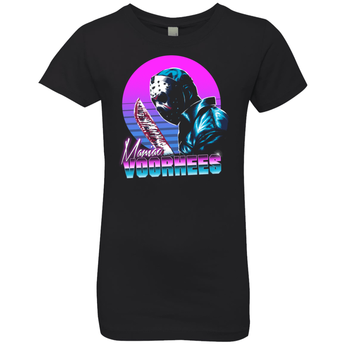 T-Shirts Black / YXS Retro Voorhees Girls Premium T-Shirt